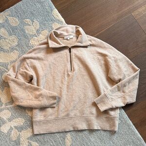Vince Light Beige Quarter Zip